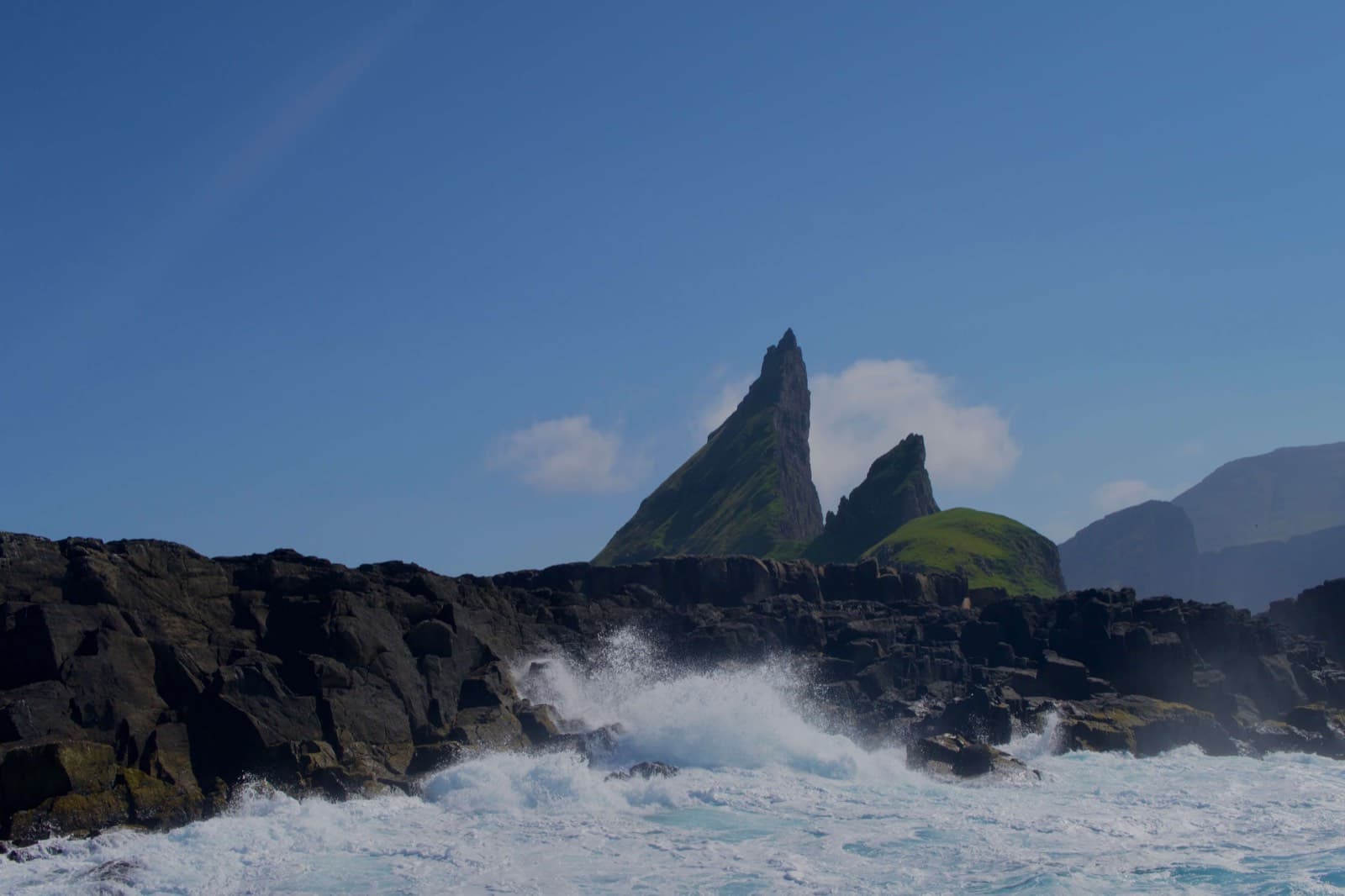 Dramatic rocky coastline